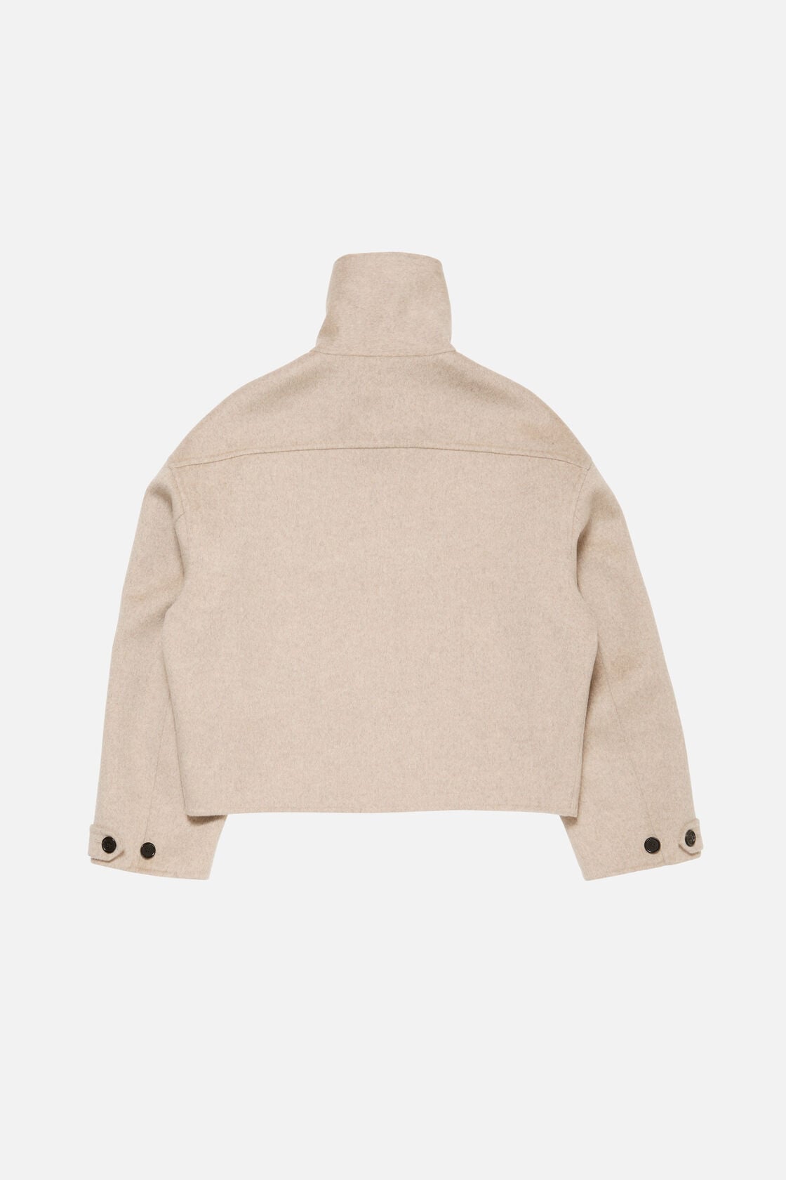 Acne Studios Wool zip jacket - Oatmeal melange