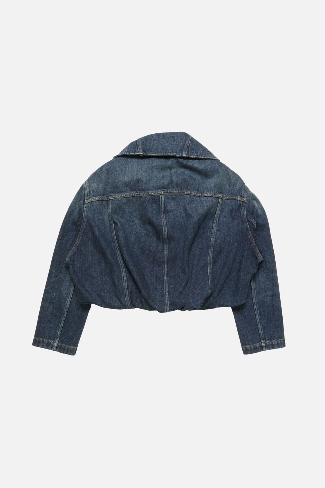 Acne Studios Cropped denim jacket - Dark Blue