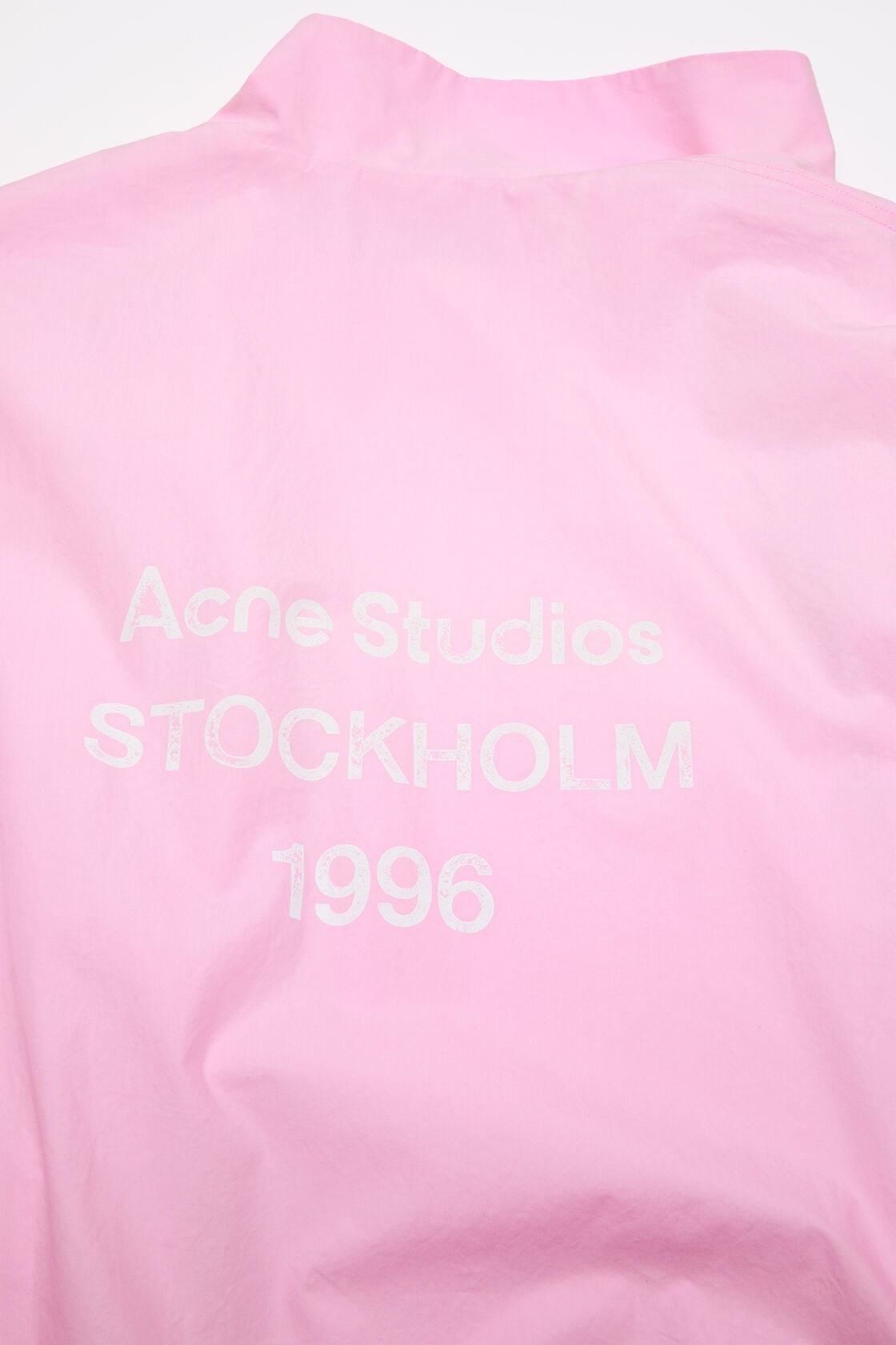 Acne Studios Washed logo jacket - Light pink