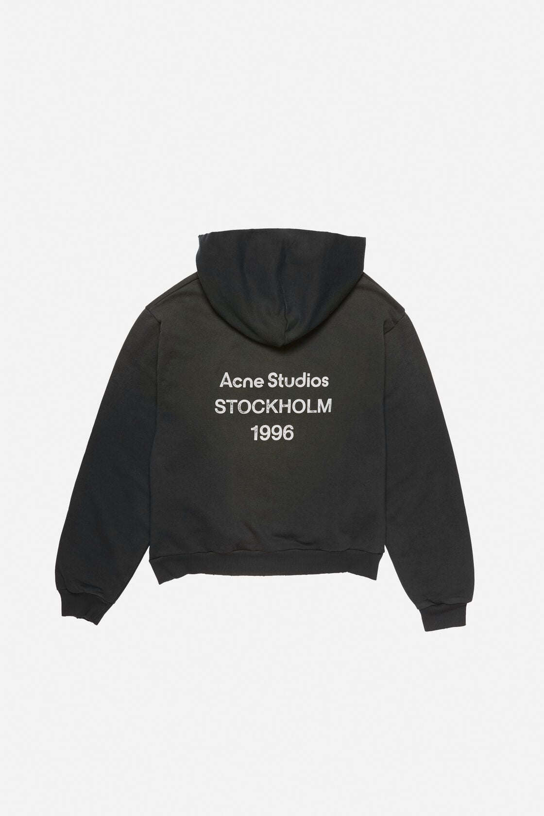 Acne Studios Fleece logo hoodie - Black