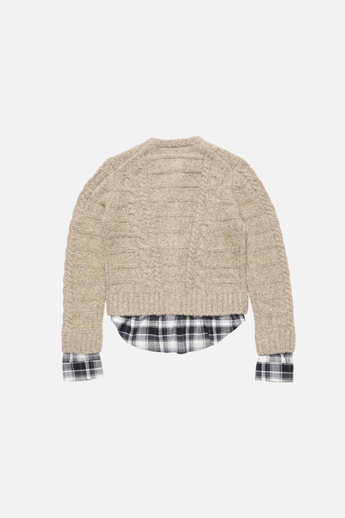 Acne Studios Cable knit cardigan - Medium beige