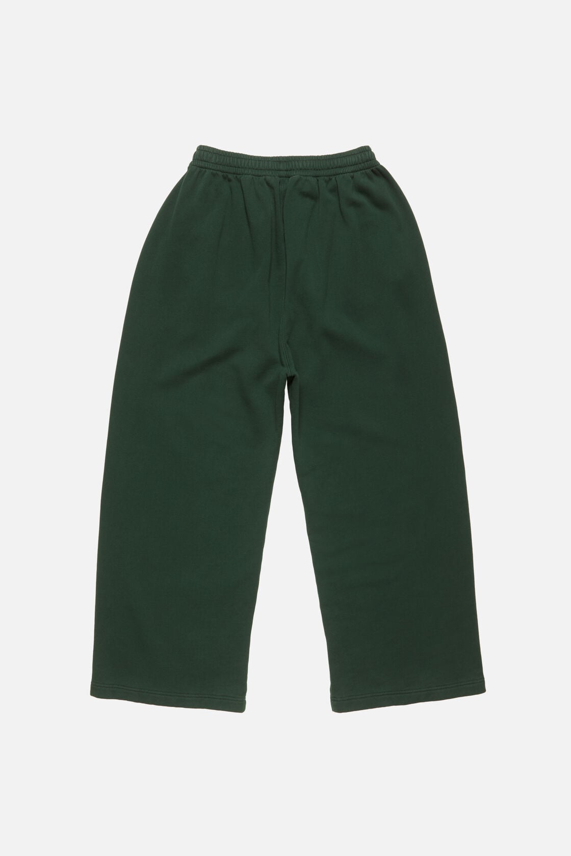 Acne Studios Fleece logo sweatpants - Dark green