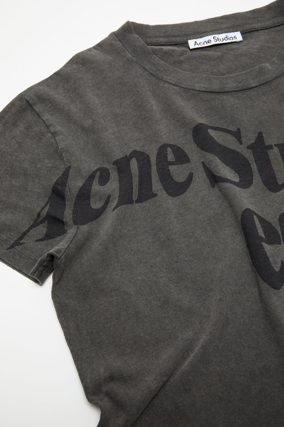 Acne Studios Projection artwork T-shirt - Off black