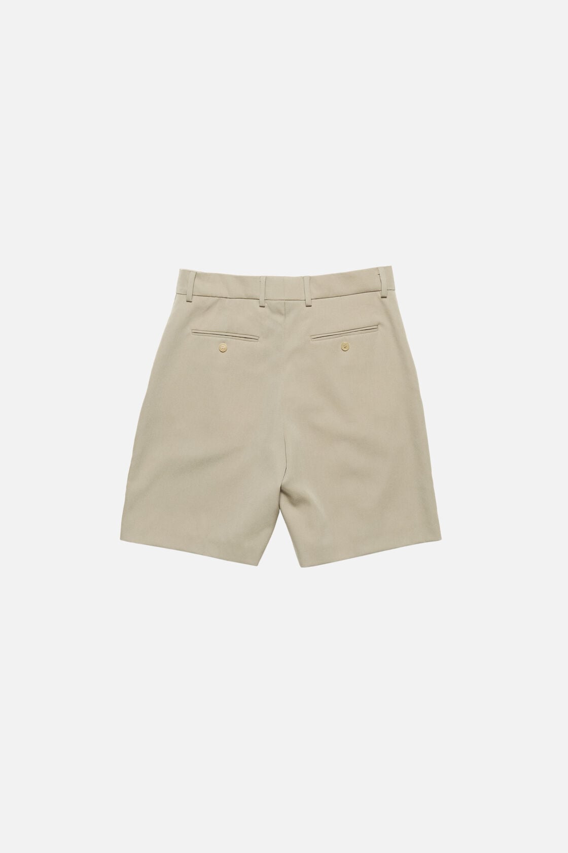 Acne Studios Tailored Wool Shorts - Beige