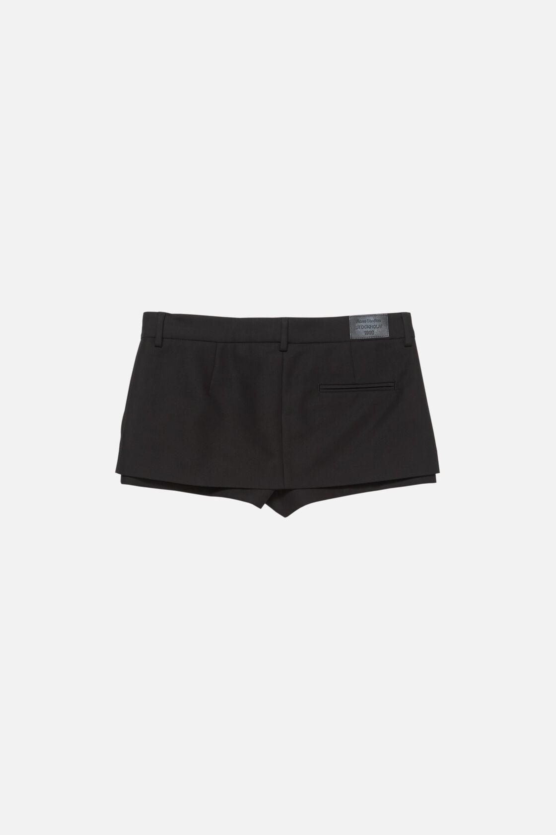 Acne Studios Layered miniskirt - Black