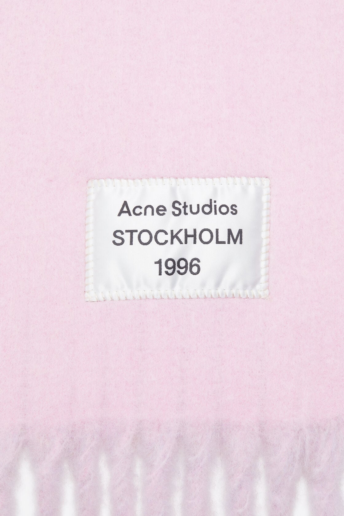 Acne Studios Bicolour Alpaca Scarf - Pink/lilac