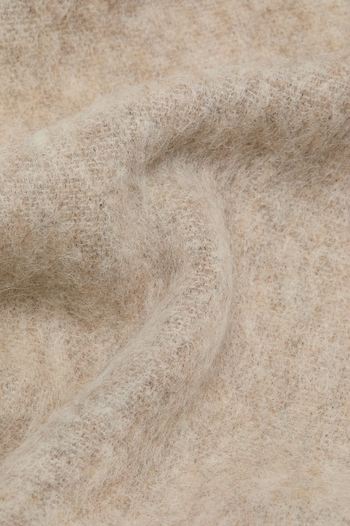 Acne Studios Wool mohair scarf - Narrow - Beige/grey