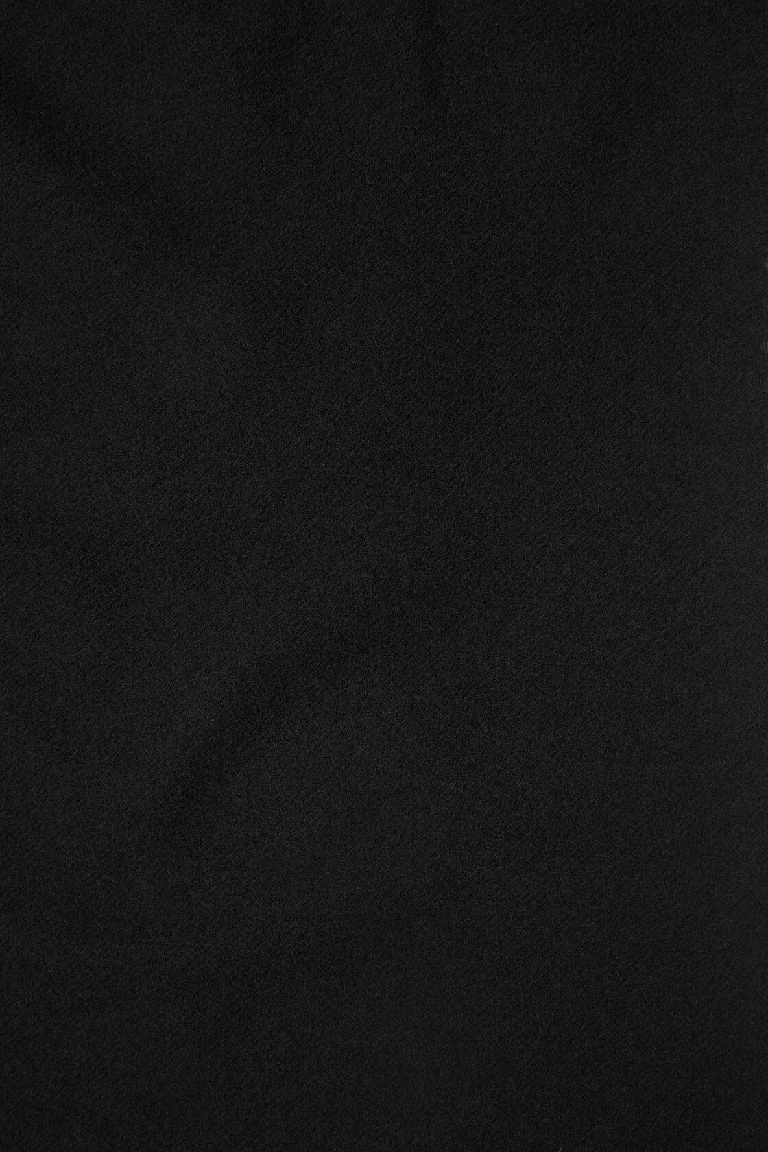 Acne Studios Fringe wool scarf - oversized - Black