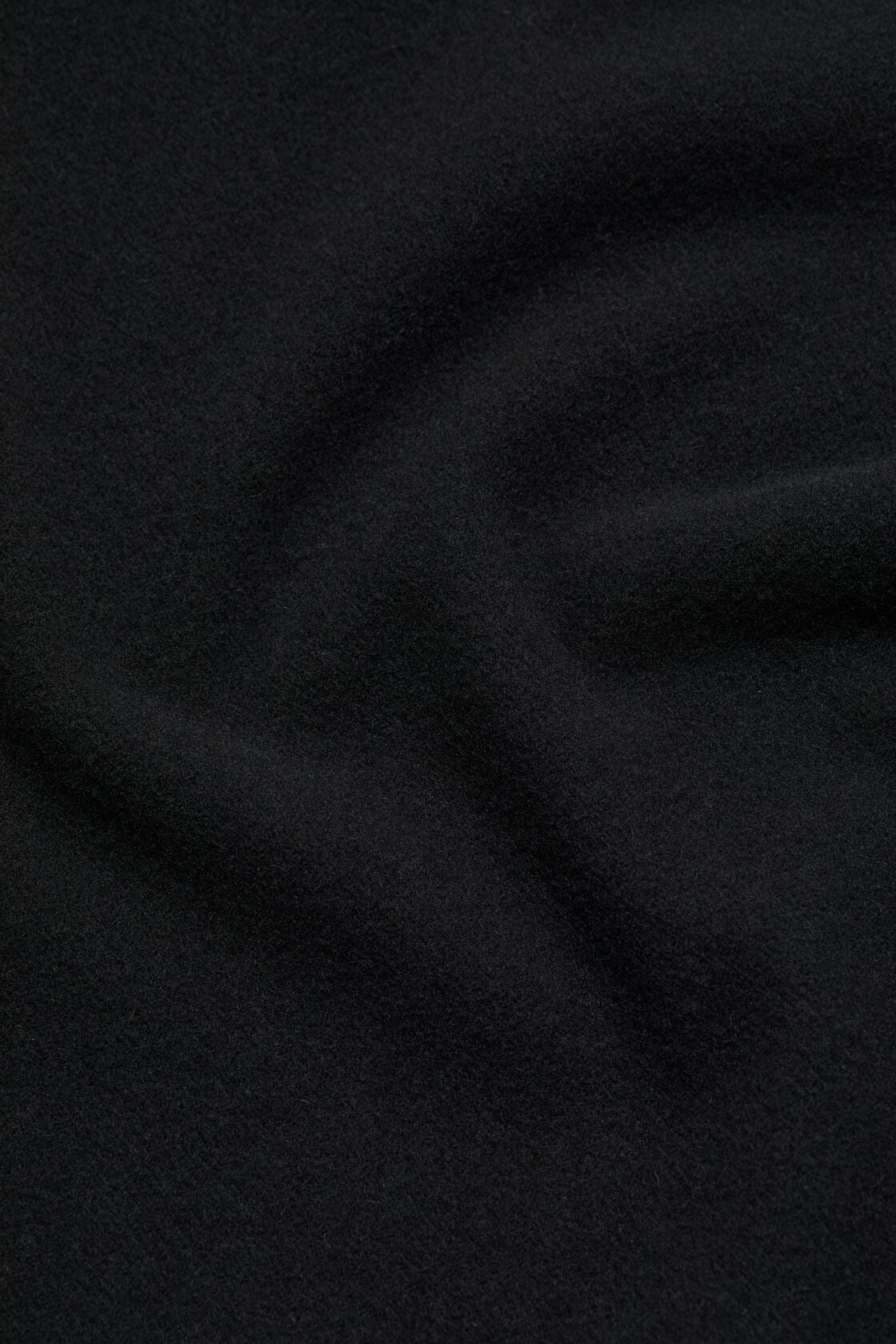Acne Studios Fringe wool scarf – Narrow - Black