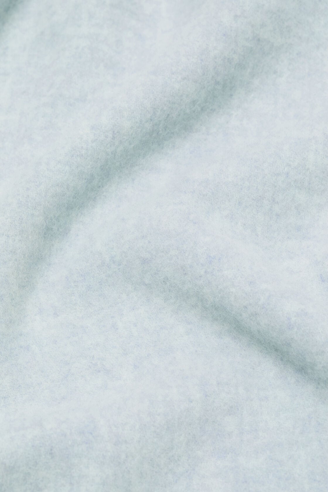 Acne Studios Fringe wool scarf – Narrow - Ice Blue Melange