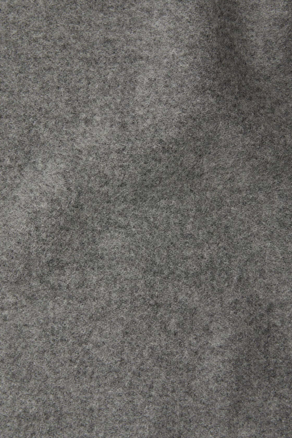 Acne Studios Fringe wool scarf - skinny - Grey Melange