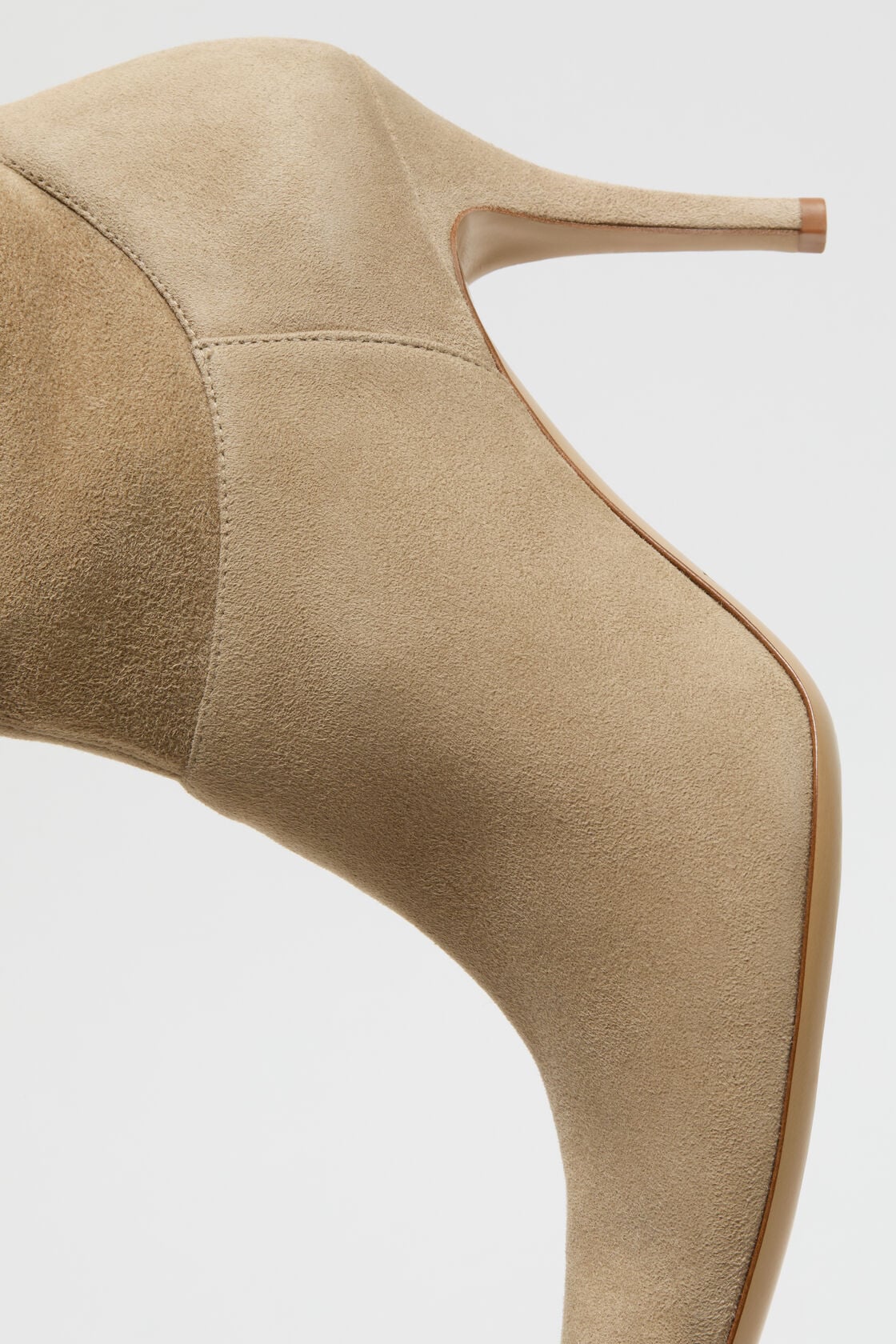 Acne Studios Stretch suede boot - Beige