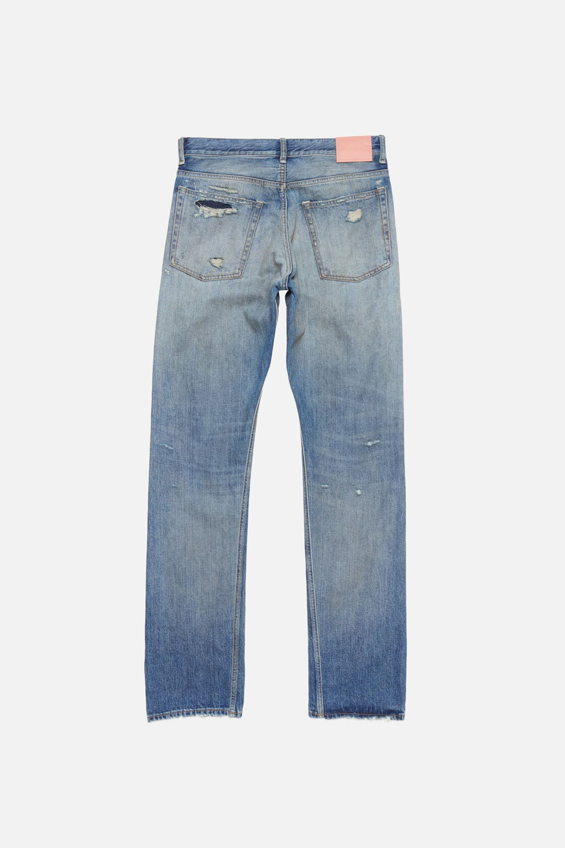 Acne Studios Mended denim jeans - 1996M - Mid Blue