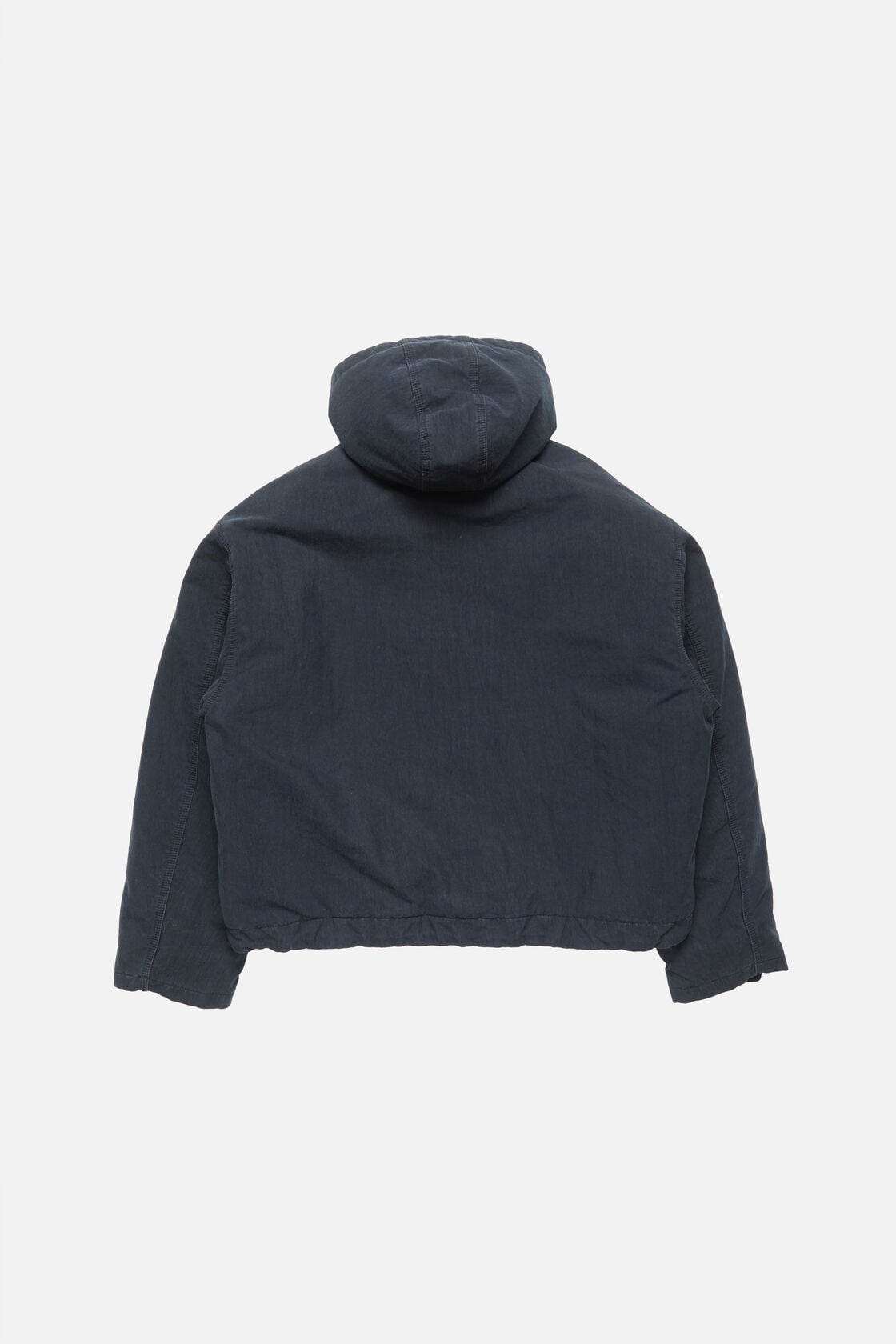 Acne Studios Waxed jacket with hood - Evening blue
