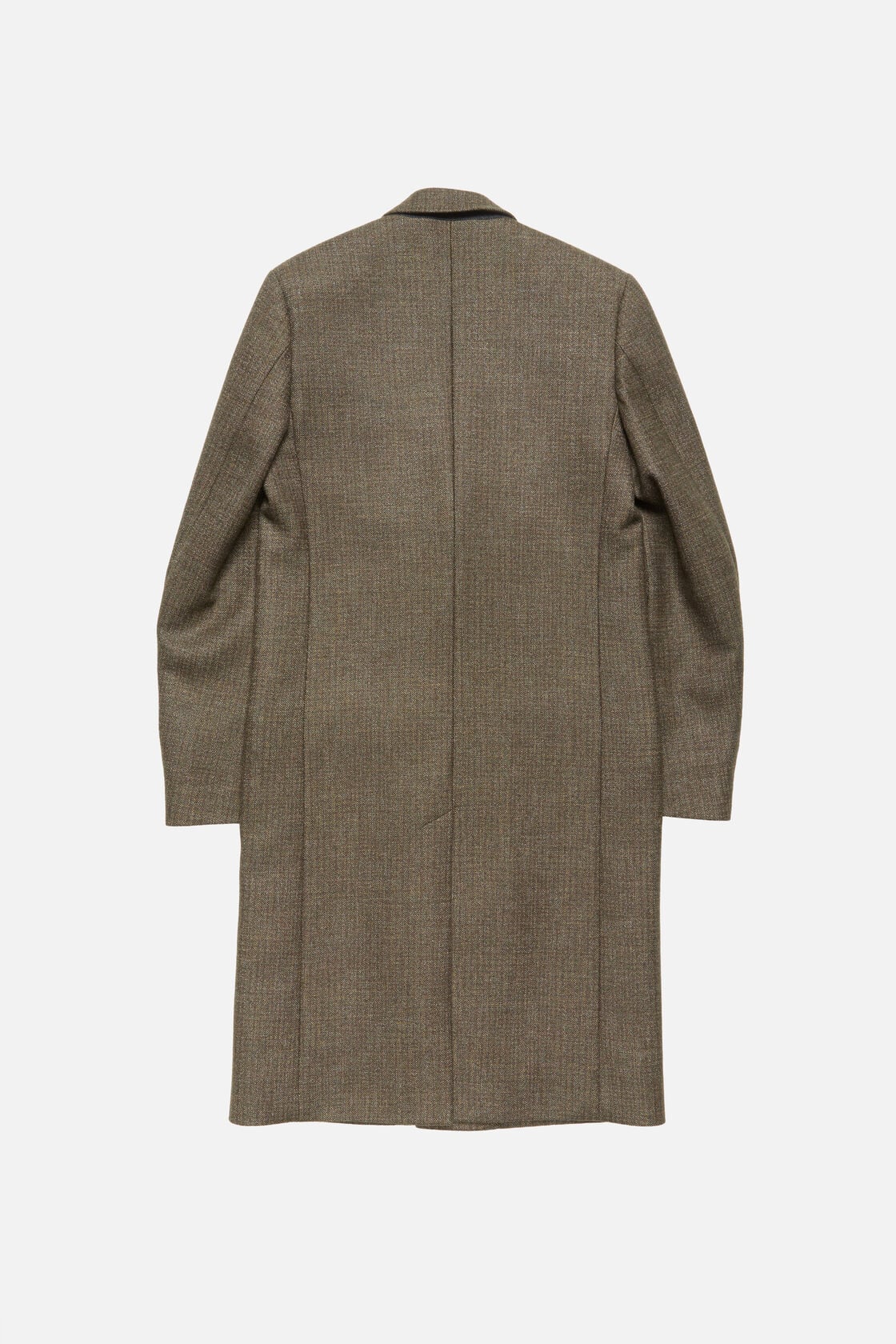 Acne Studios Wool single-breasted coat - Brown