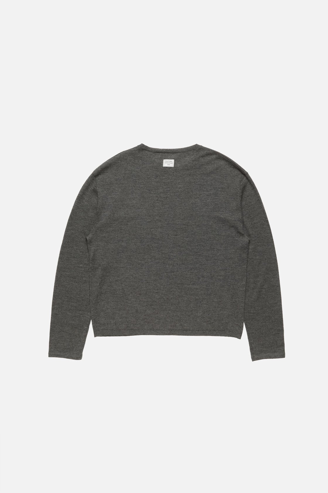 Acne Studios Cashmere knit sweater - Dark Grey Melange