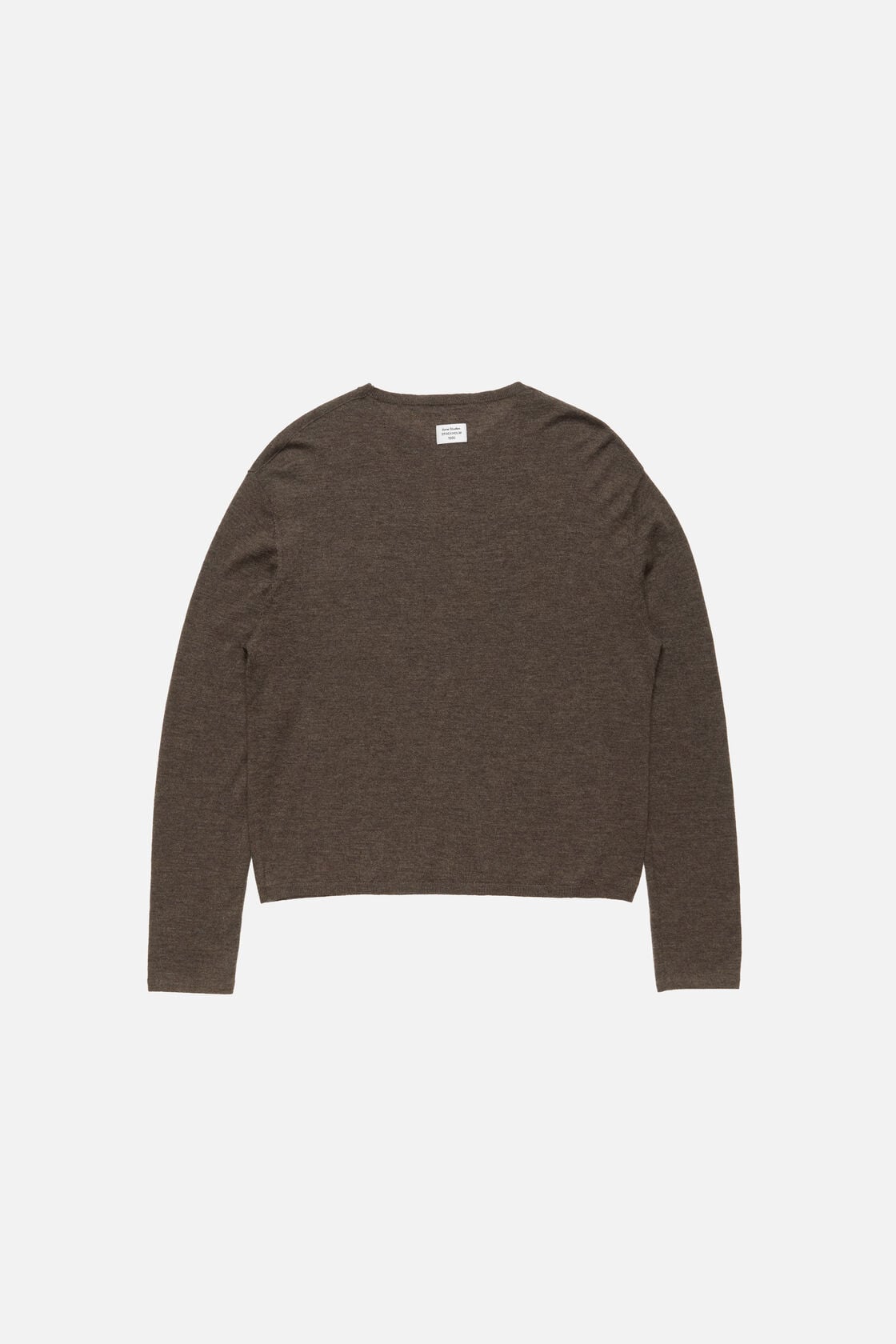 Acne Studios Cashmere knit sweater - Walnut brown