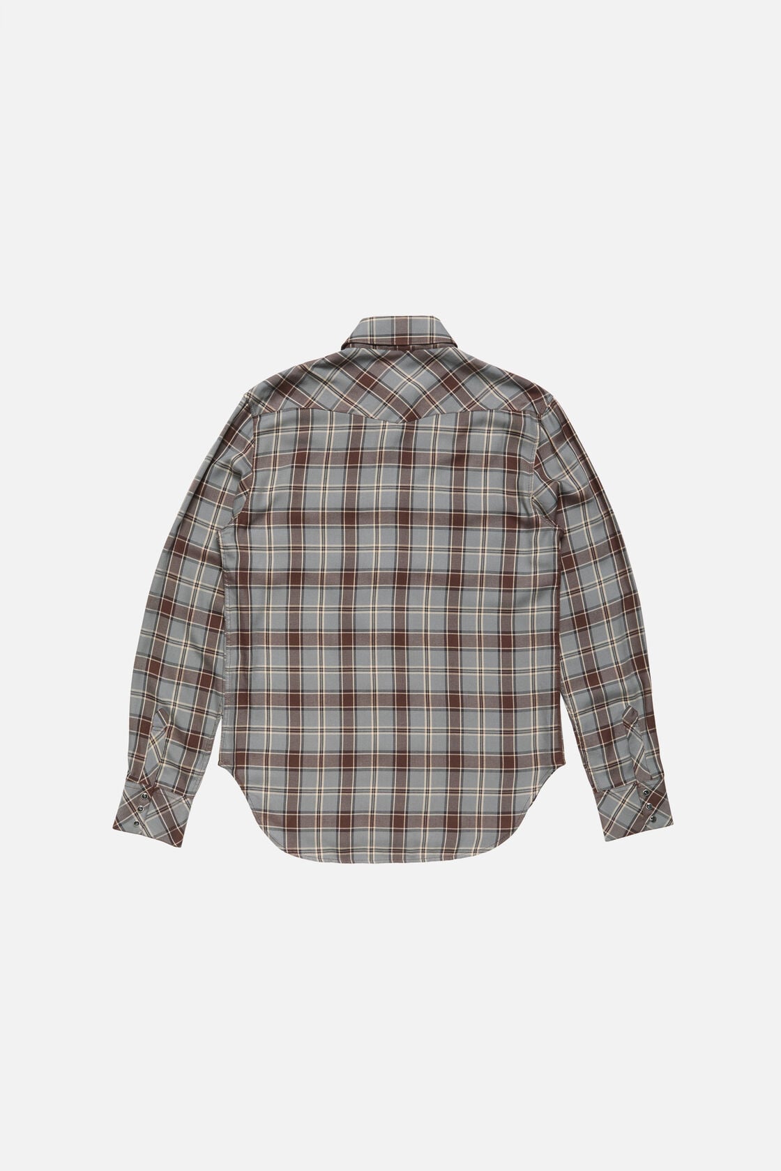 Acne Studios Flannel check button-up shirt - Multi grey