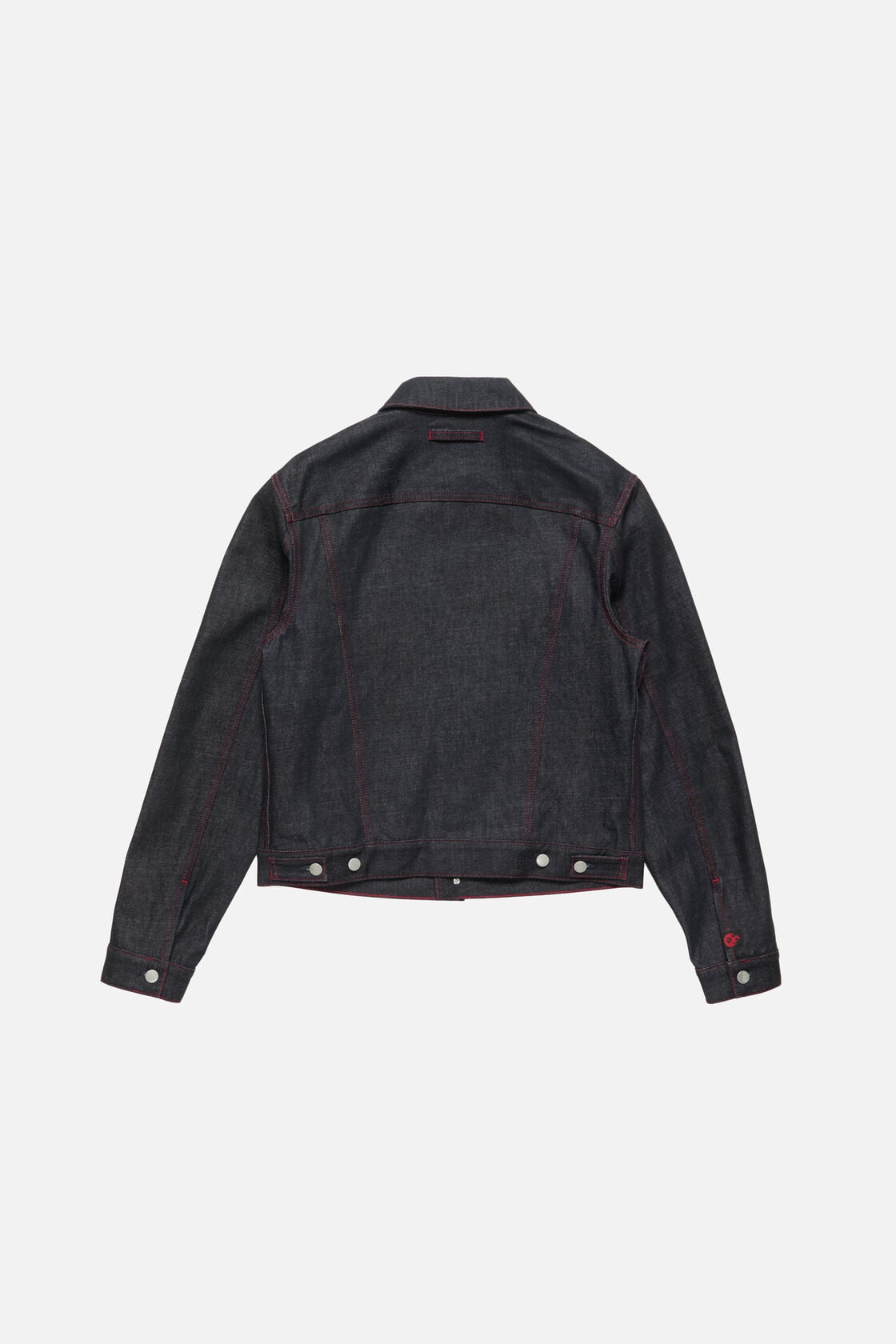 Acne Studios Re-edition raw denim jacket - Mid Blue