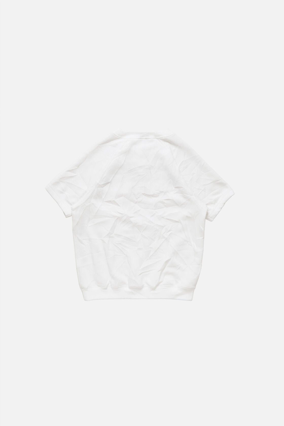 Acne Studios Crinkled fleece t-shirt - White