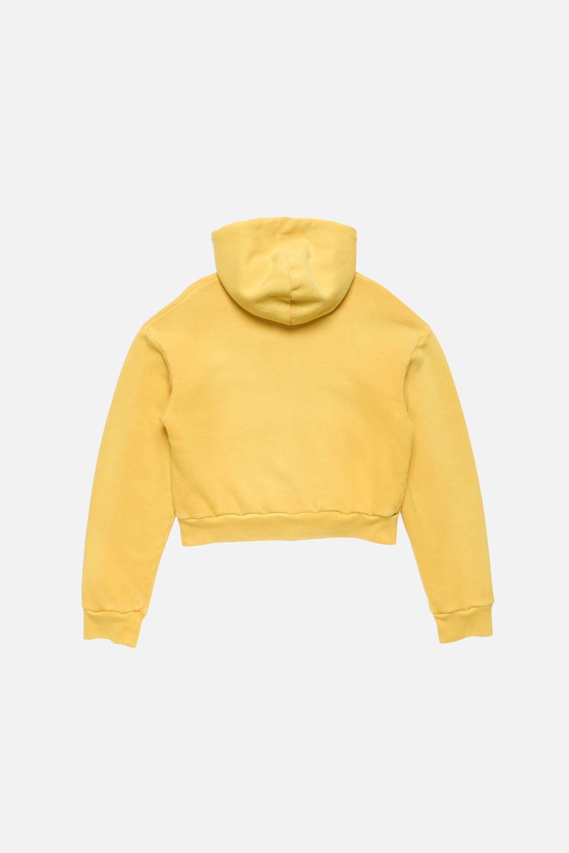 Acne Studios Sprayed zip hoodie - Mustard yellow