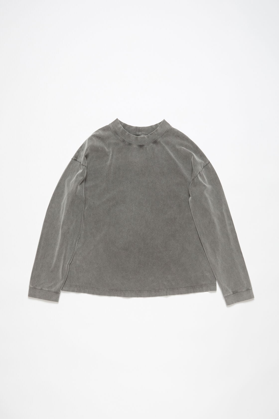 Acne Studios Relaxed rubber logo t-shirt - Faded black
