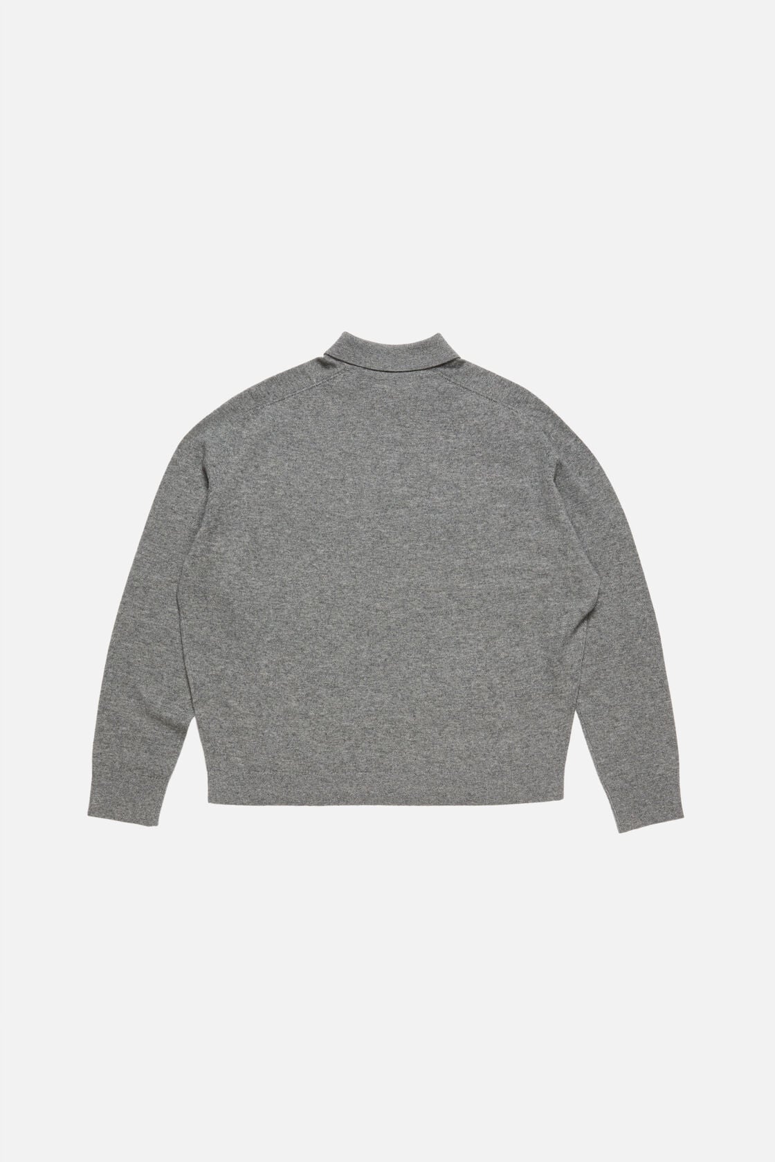Acne Studios Wool knit polo - Dark grey
