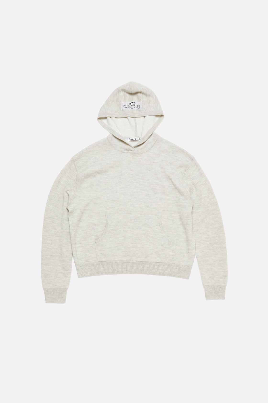 Acne Studios Cashmere hoodie - Light Grey Melange
