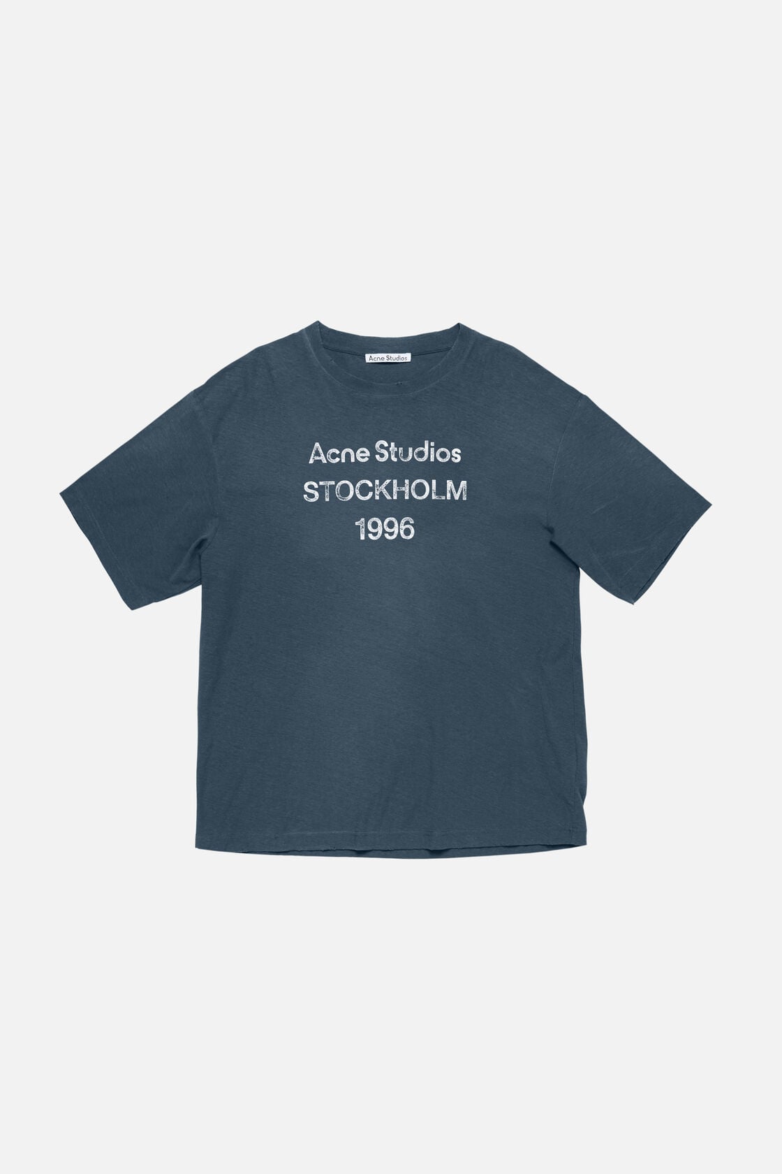 Acne Studios Sprayed logo t-shirt - Deep blue
