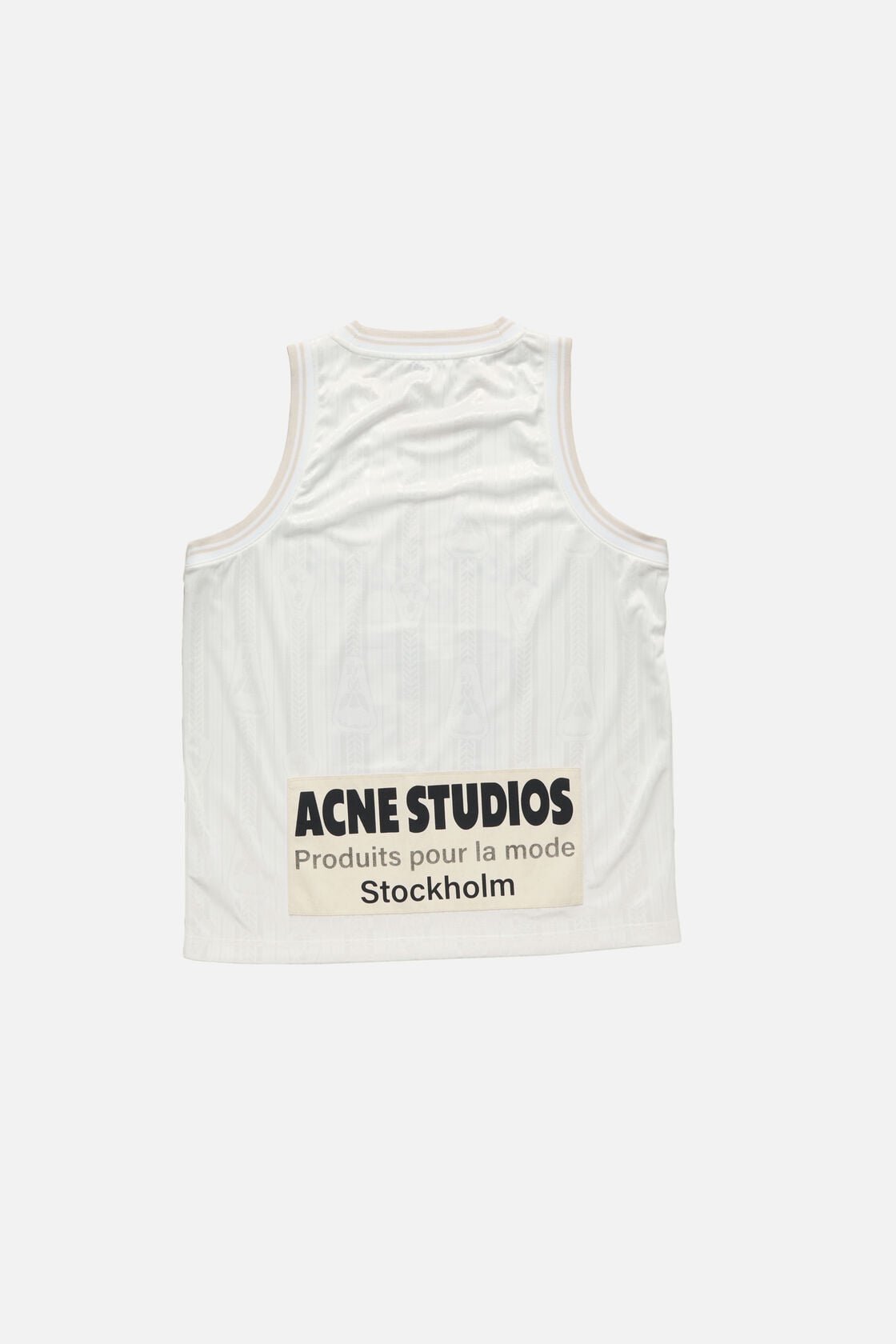 Acne Studios Sports jersey tank top - White