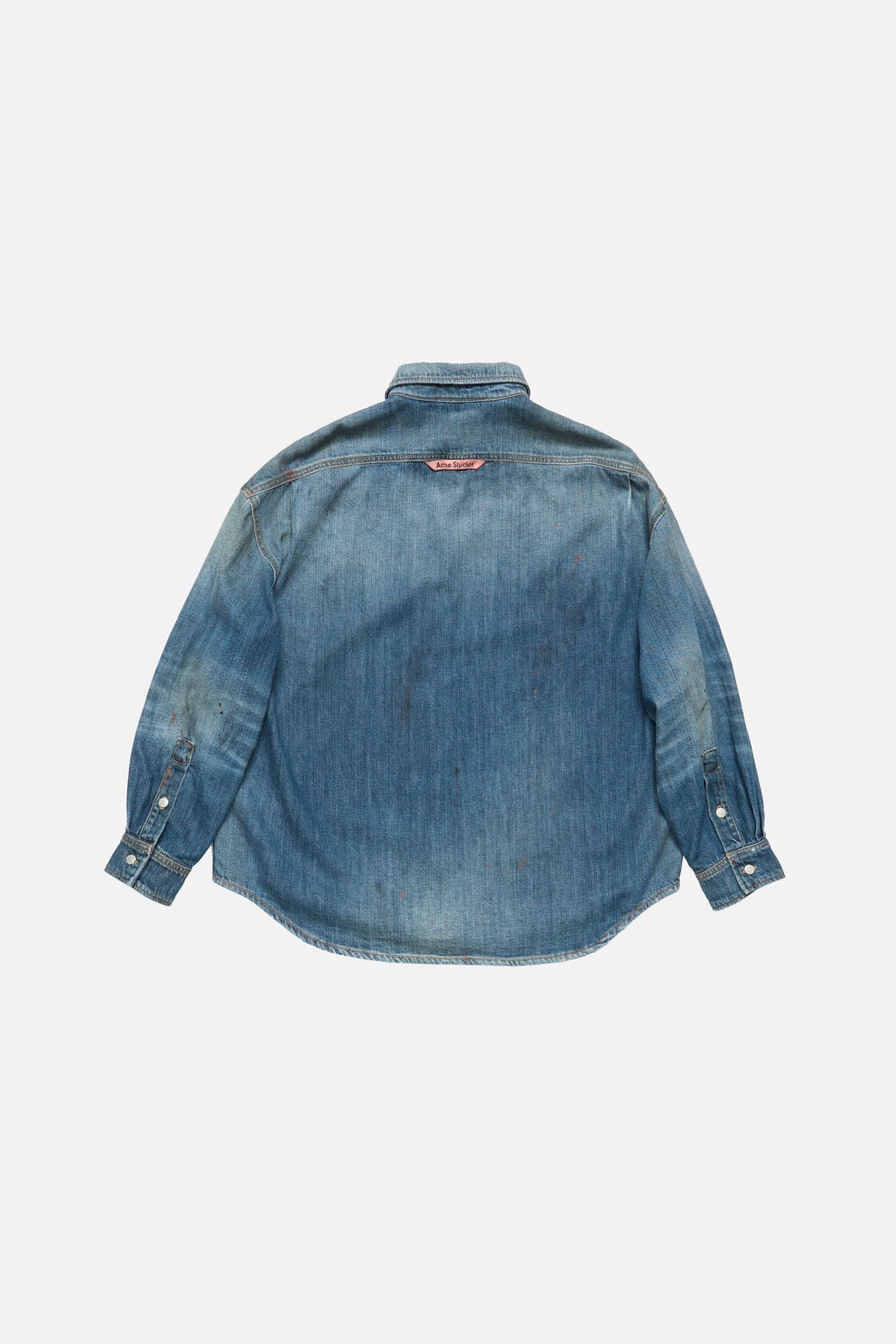 Acne Studios Denim button-up shirt - Mid Blue