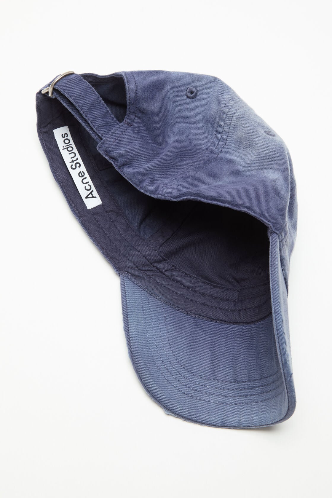 Acne Studios Sprayed logo cap - Navy