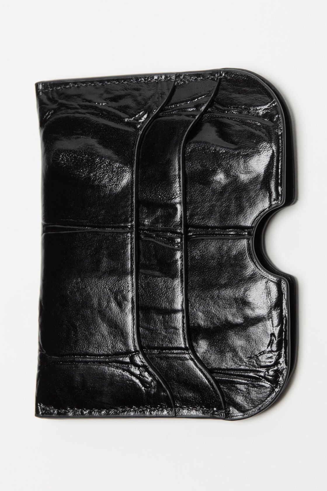 Acne Studios Leather card holder - Black