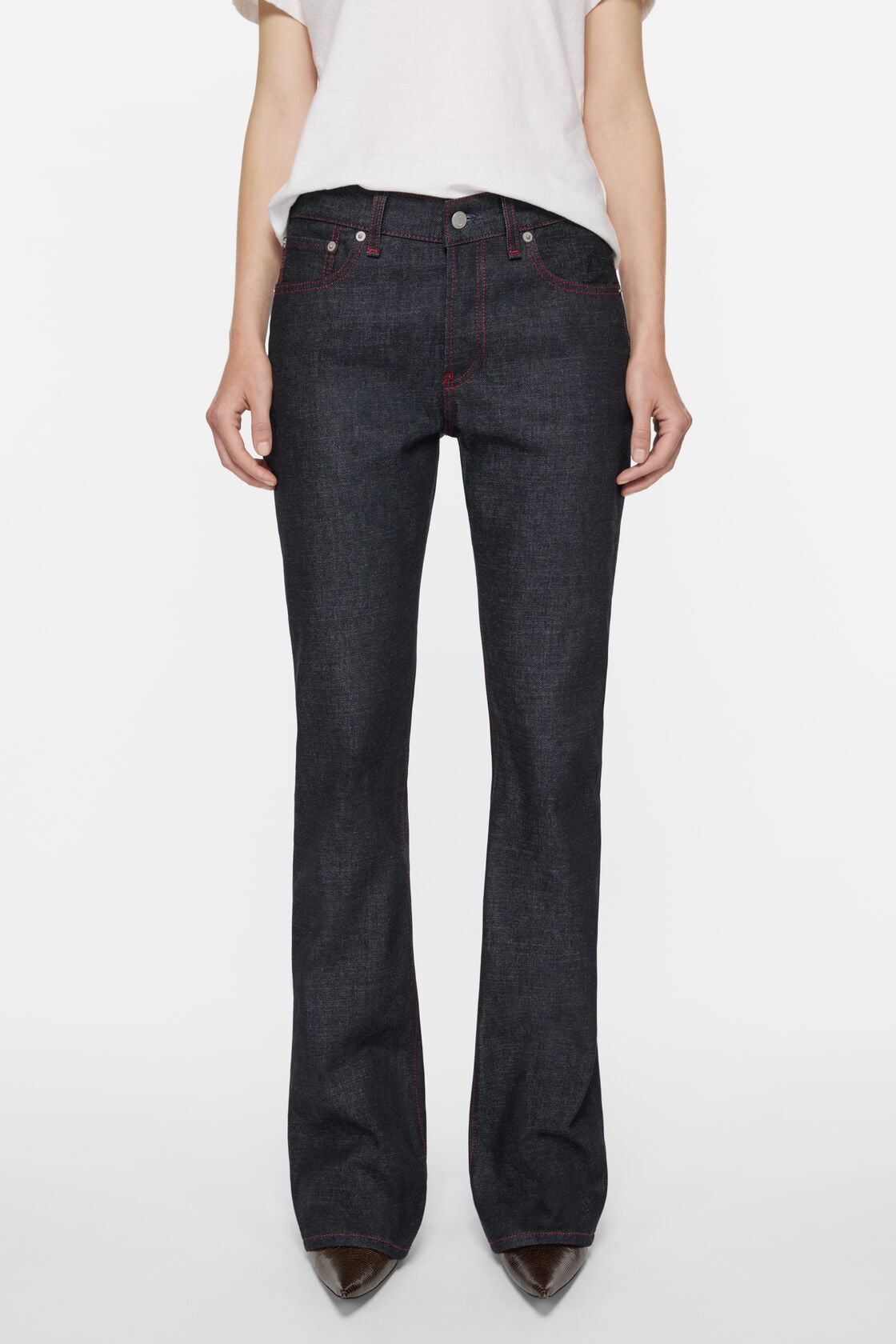 Acne Studios Re-edition raw jeans - 2009F - Mid Blue