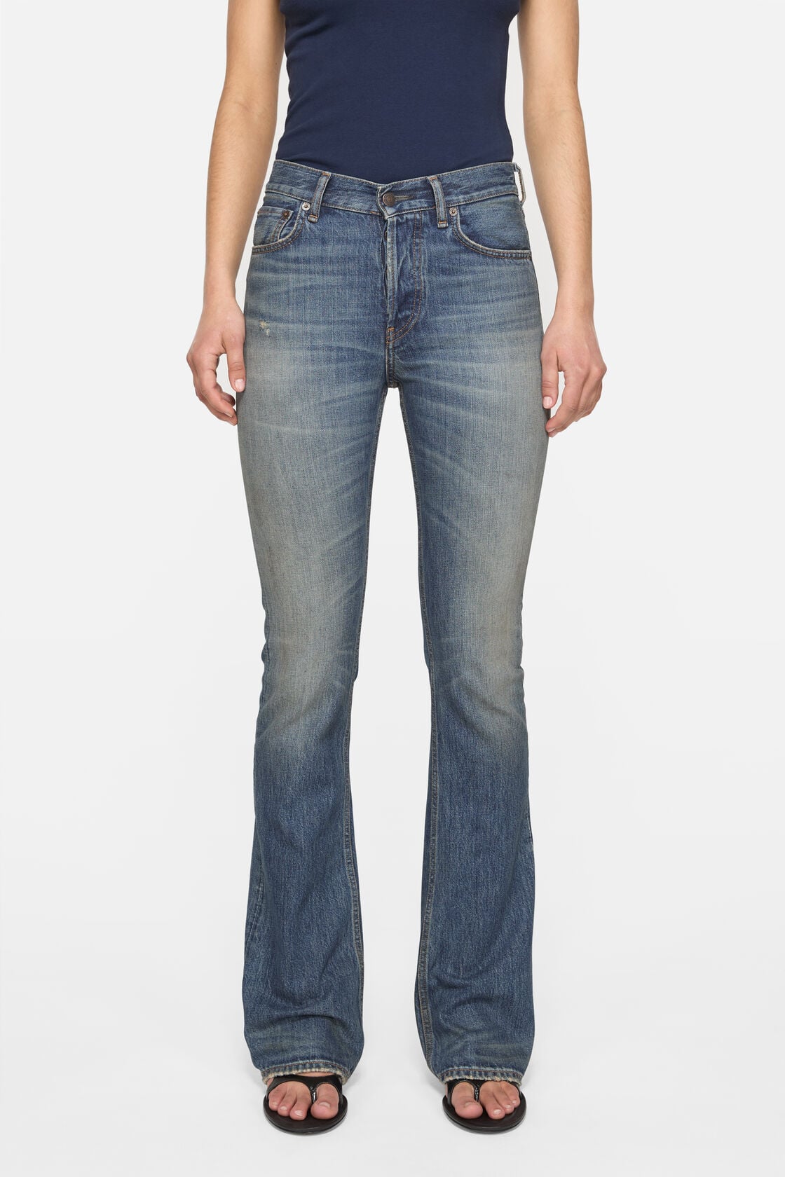 Acne Studios Regular fit jeans - 2009F - Mid Blue
