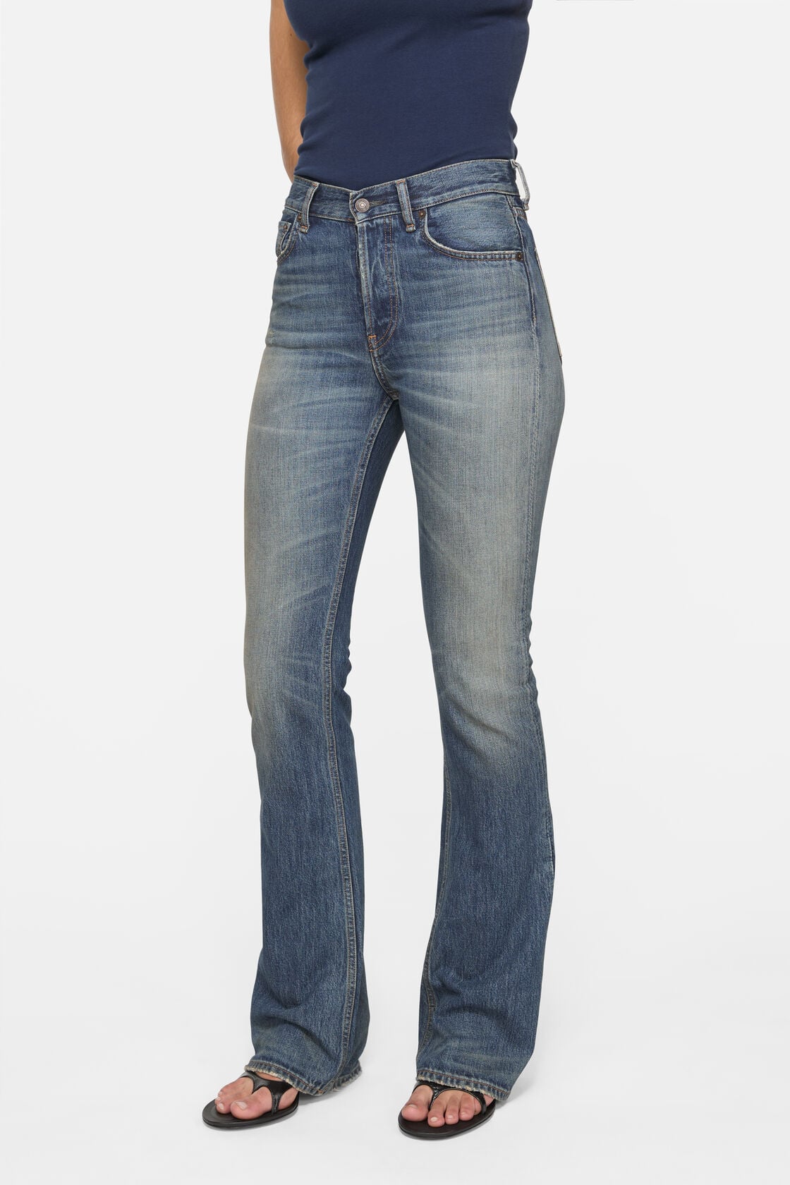 Acne Studios Regular fit jeans - 2009F - Mid Blue