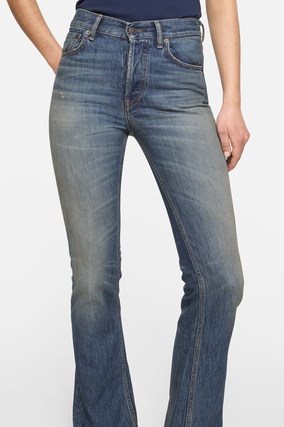 Acne Studios Regular fit jeans - 2009F - Mid Blue