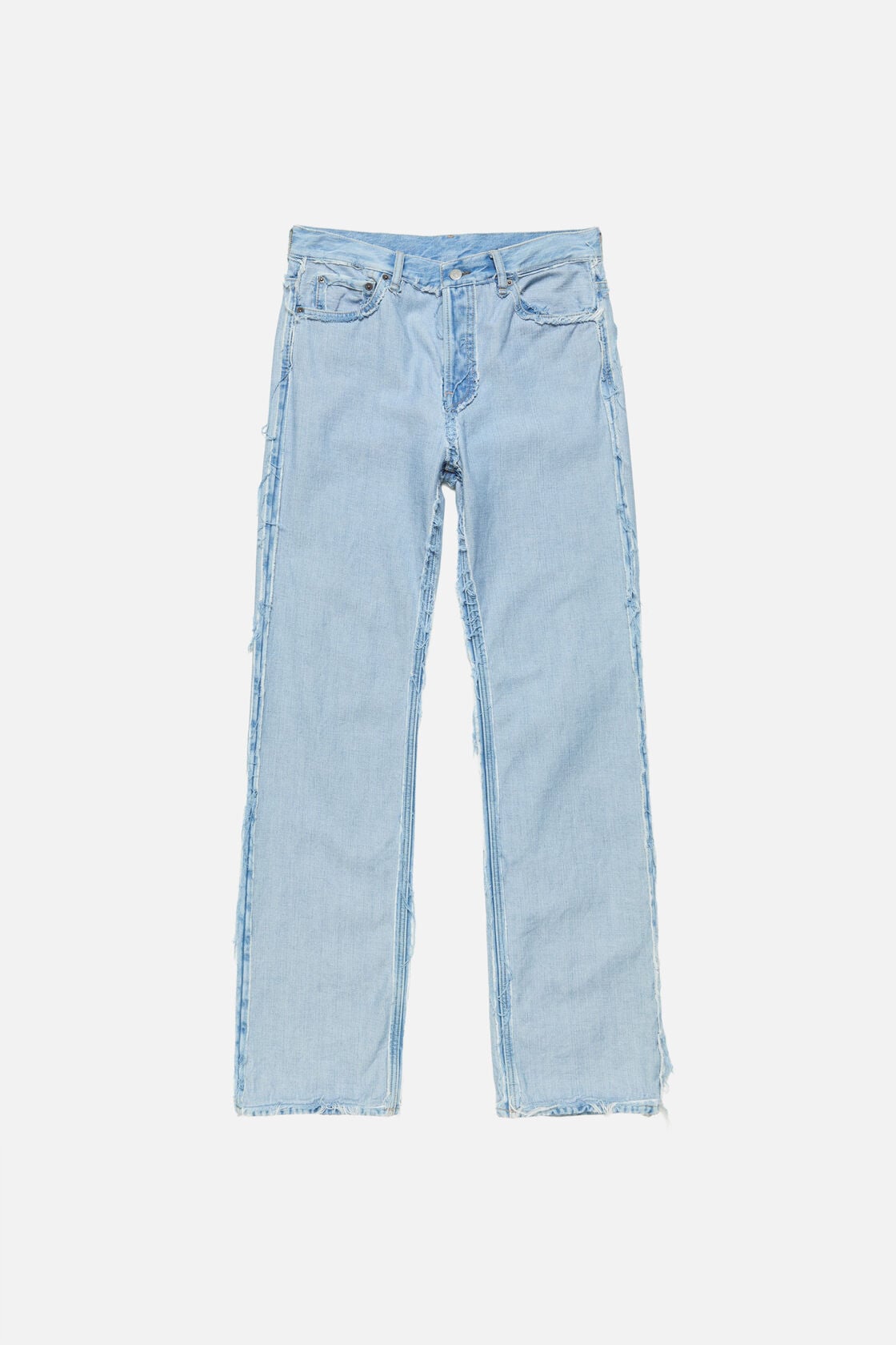 Acne Studios Frayed denim jeans - Light blue