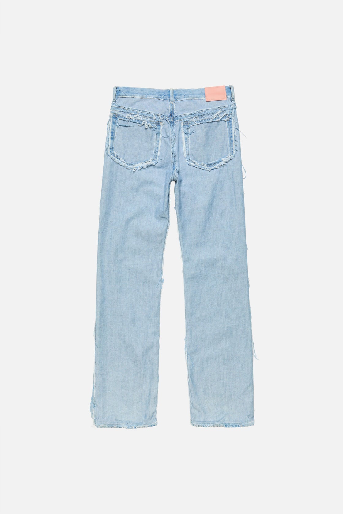 Acne Studios Frayed denim jeans - Light blue