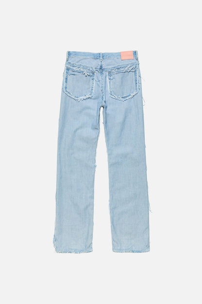Acne Studios Frayed denim jeans - Light blue