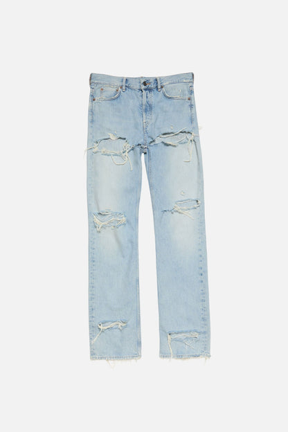 Acne Studios Regular fit distressed jeans - 2010F - Light blue