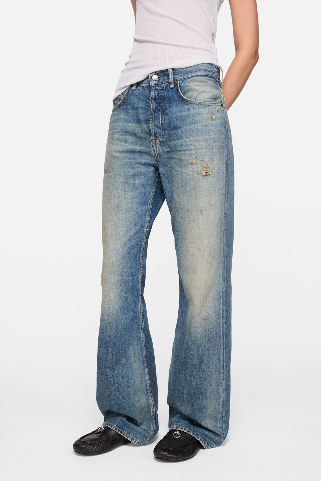Acne Studios Regular fit jeans - 2021F - Mid Blue