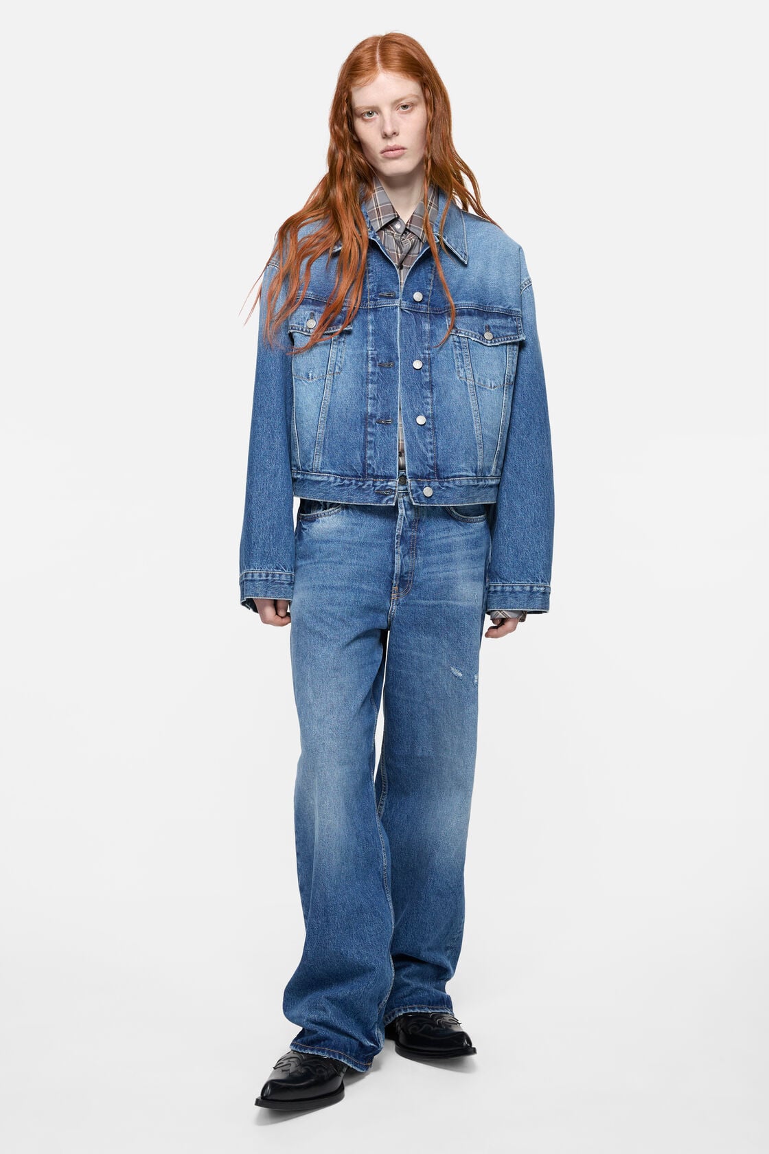 Acne Studios Loose fit jeans - 1981 - Mid blue