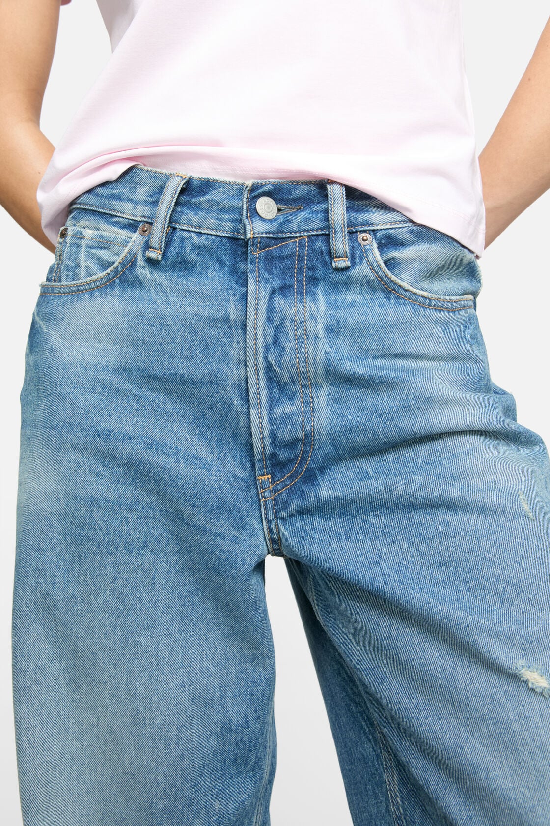 Acne Studios Loose fit jeans - 1981 - Mid blue