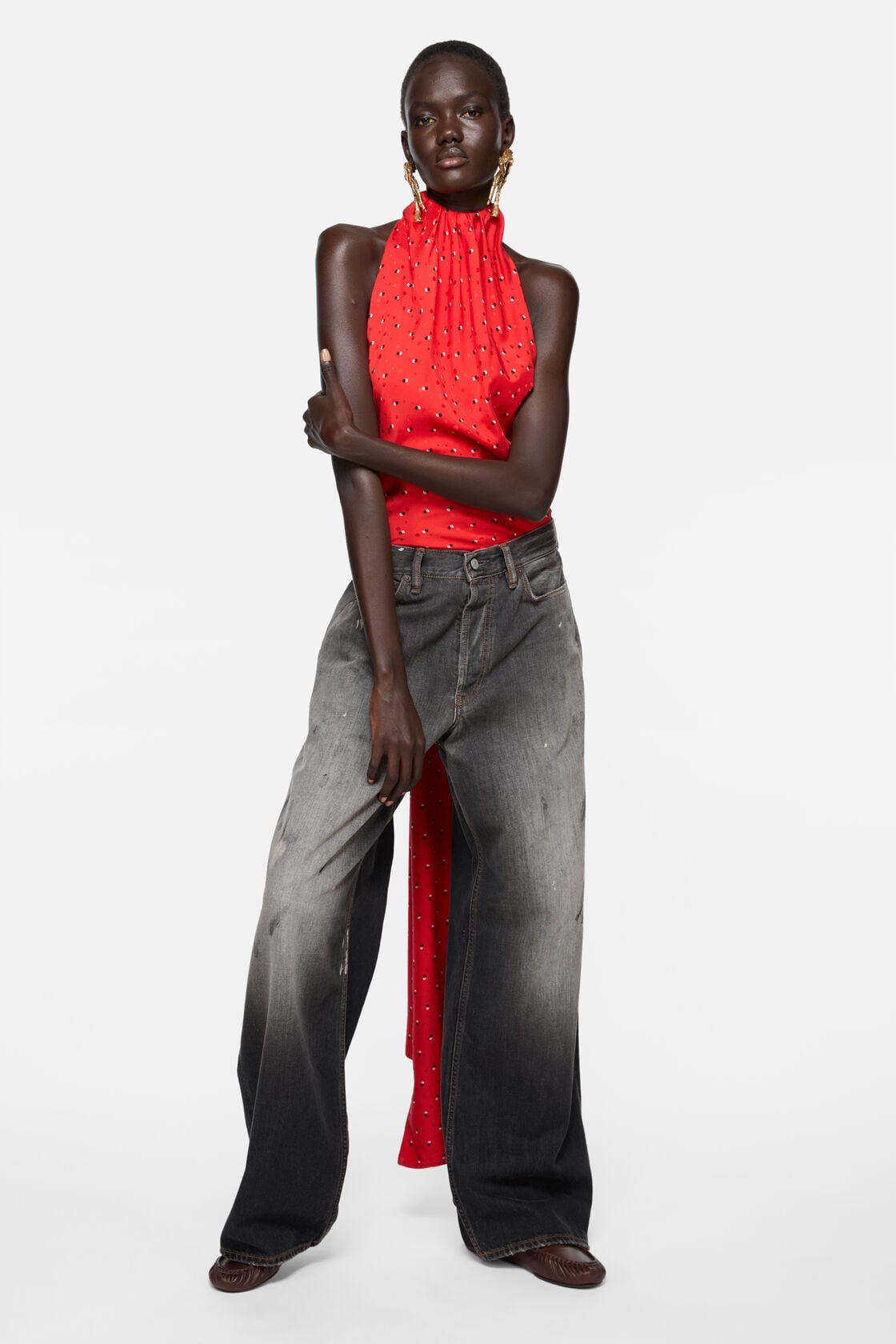 Acne Studios Loose fit jeans - 1981 - Black