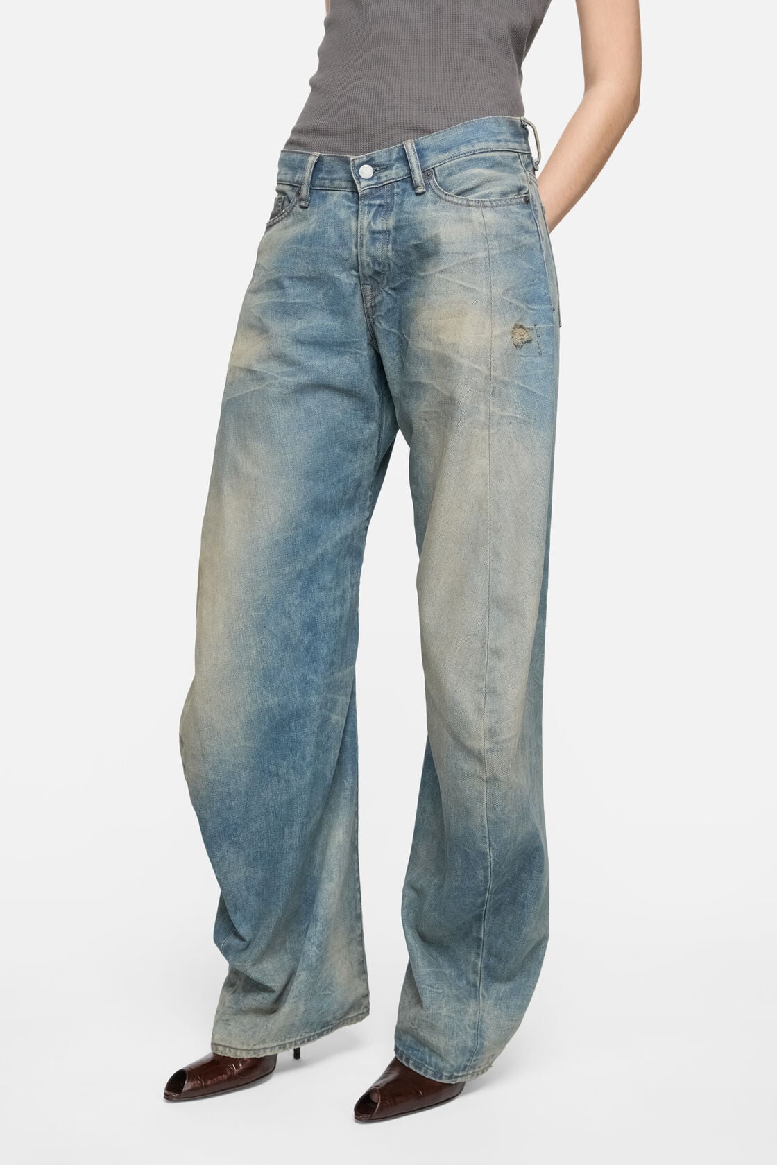 Acne Studios Loose fit jeans - 2006F - Mid blue