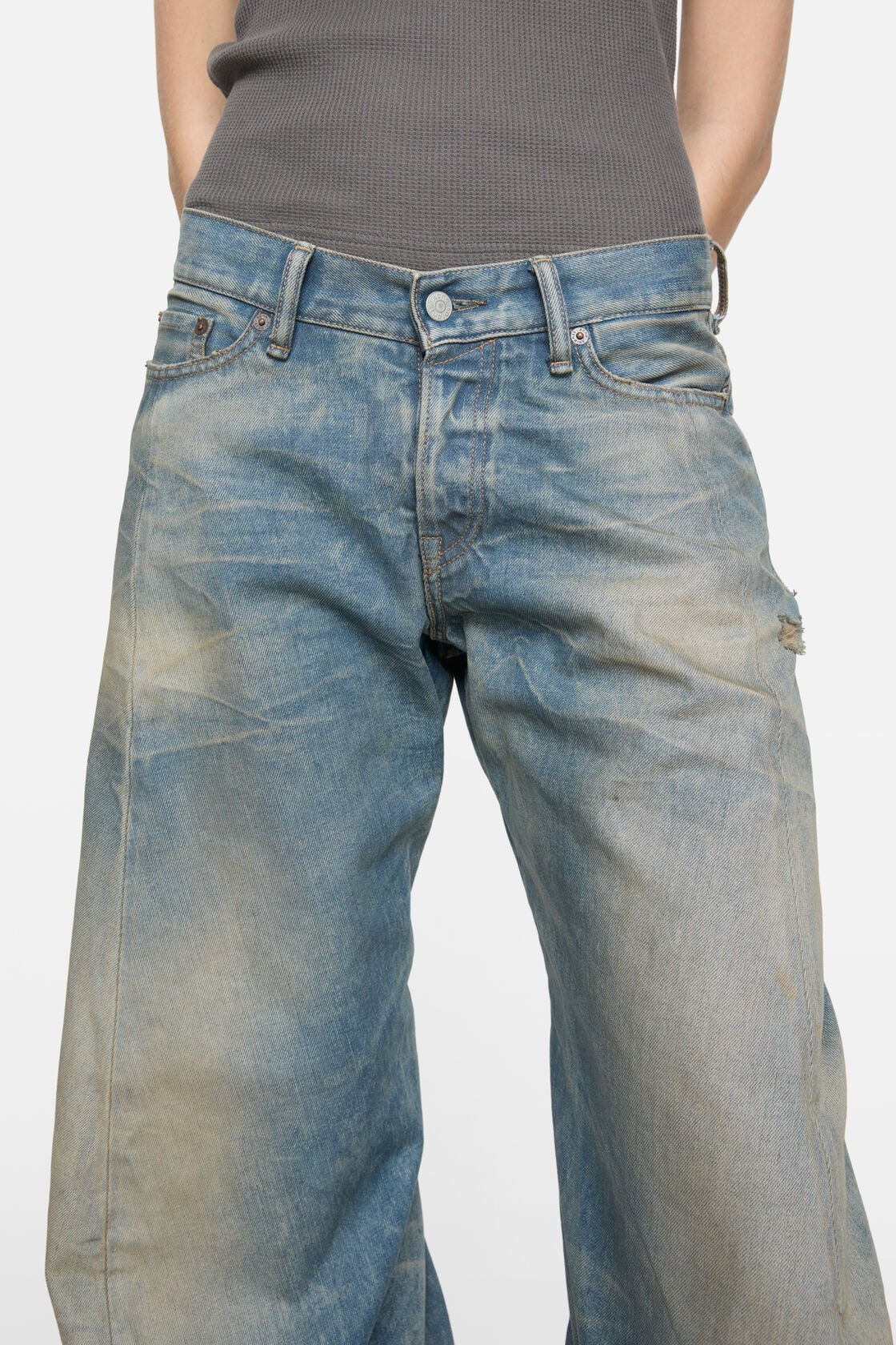 Acne Studios Loose fit jeans - 2006F - Mid blue