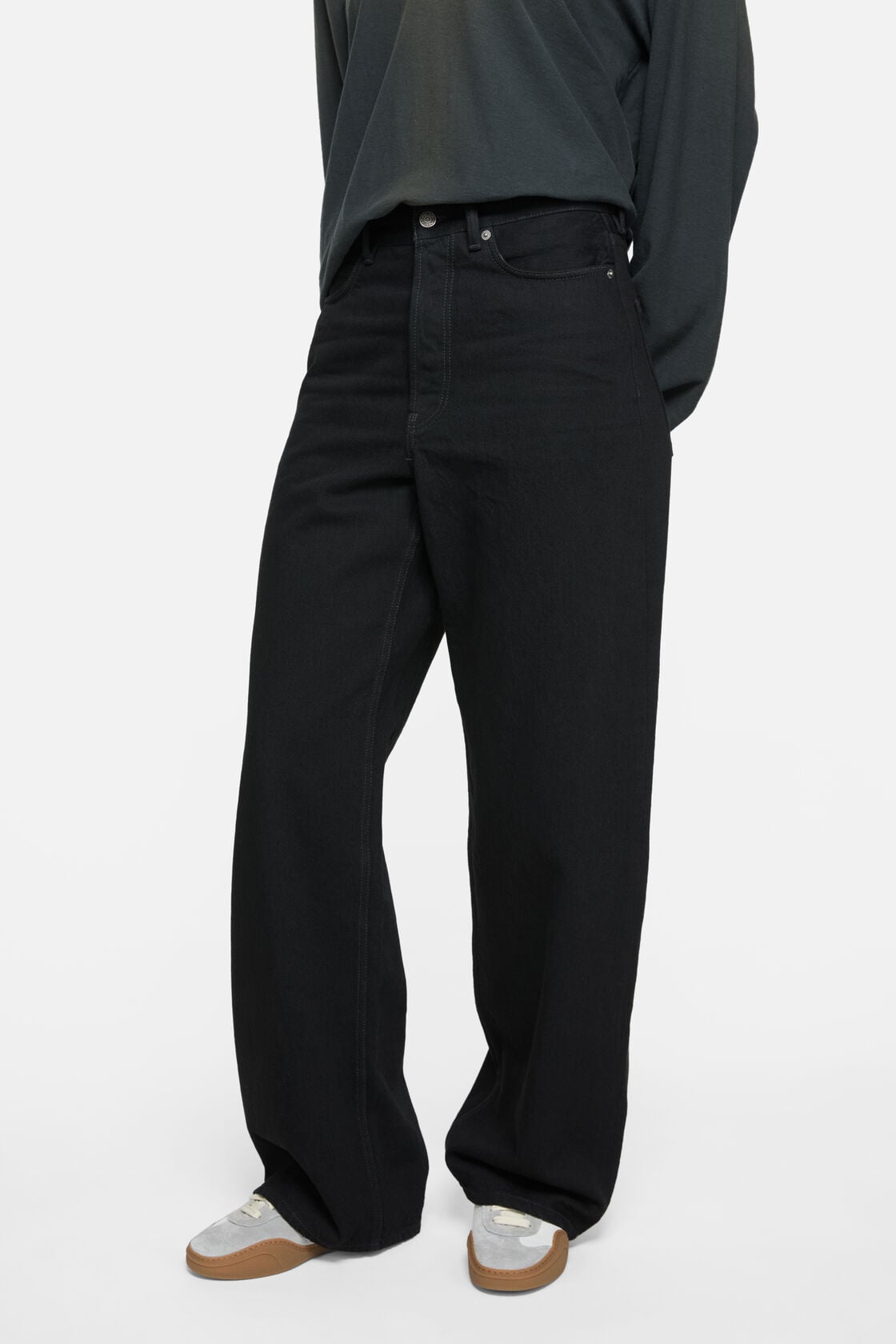 Acne Studios Loose fit jeans - 1981 - Black