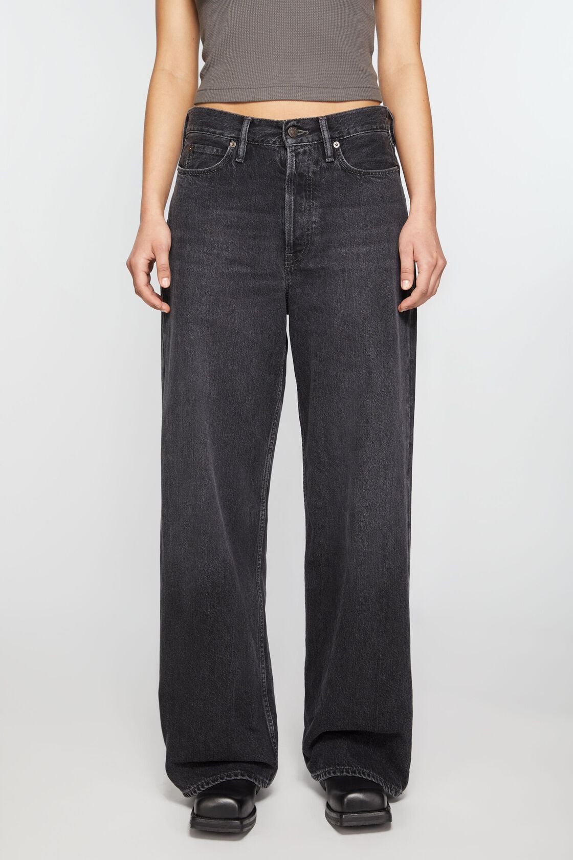 Acne Studios Loose fit jeans - 1981 - Black