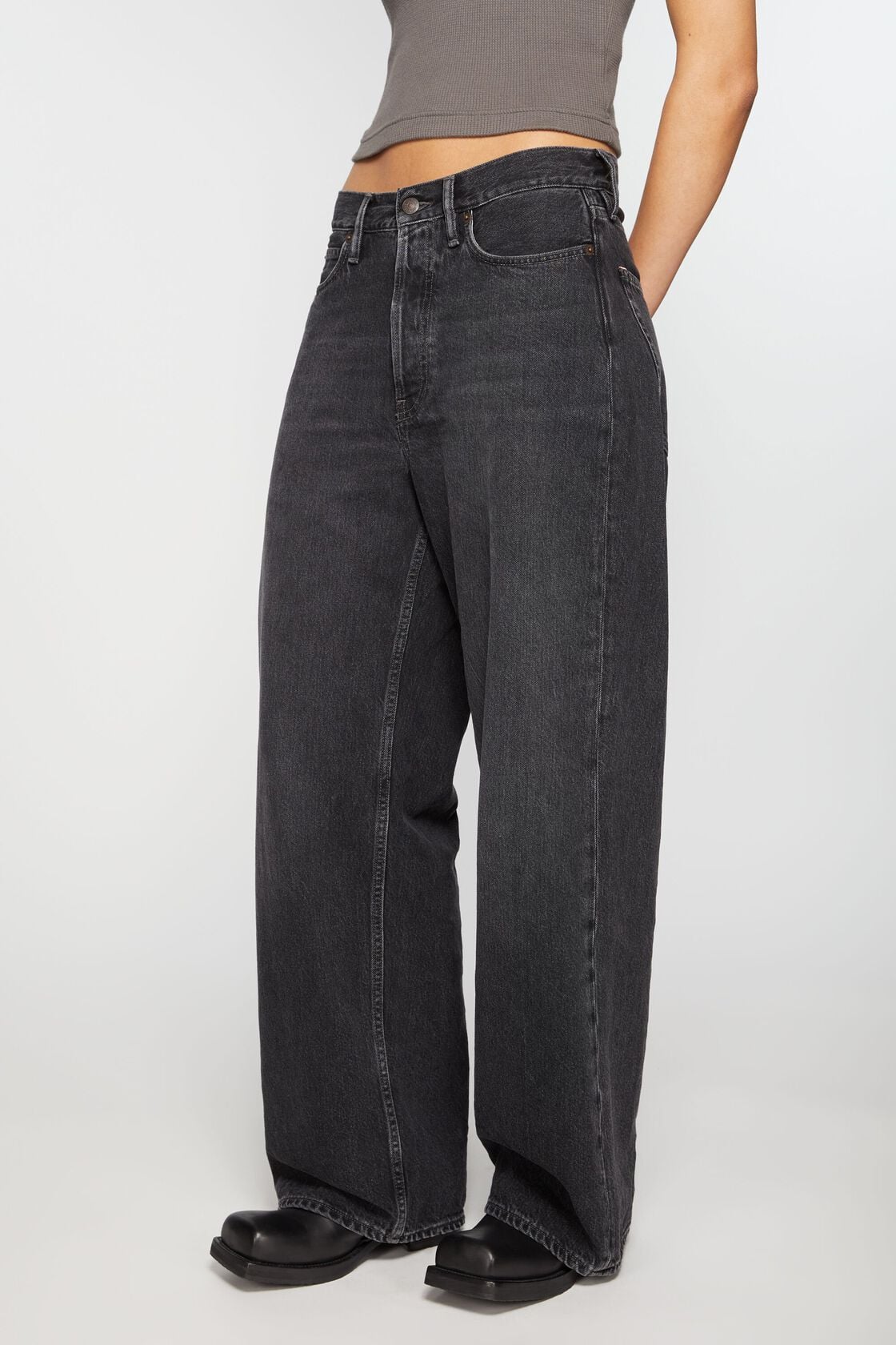 Acne Studios Loose fit jeans - 1981 - Black